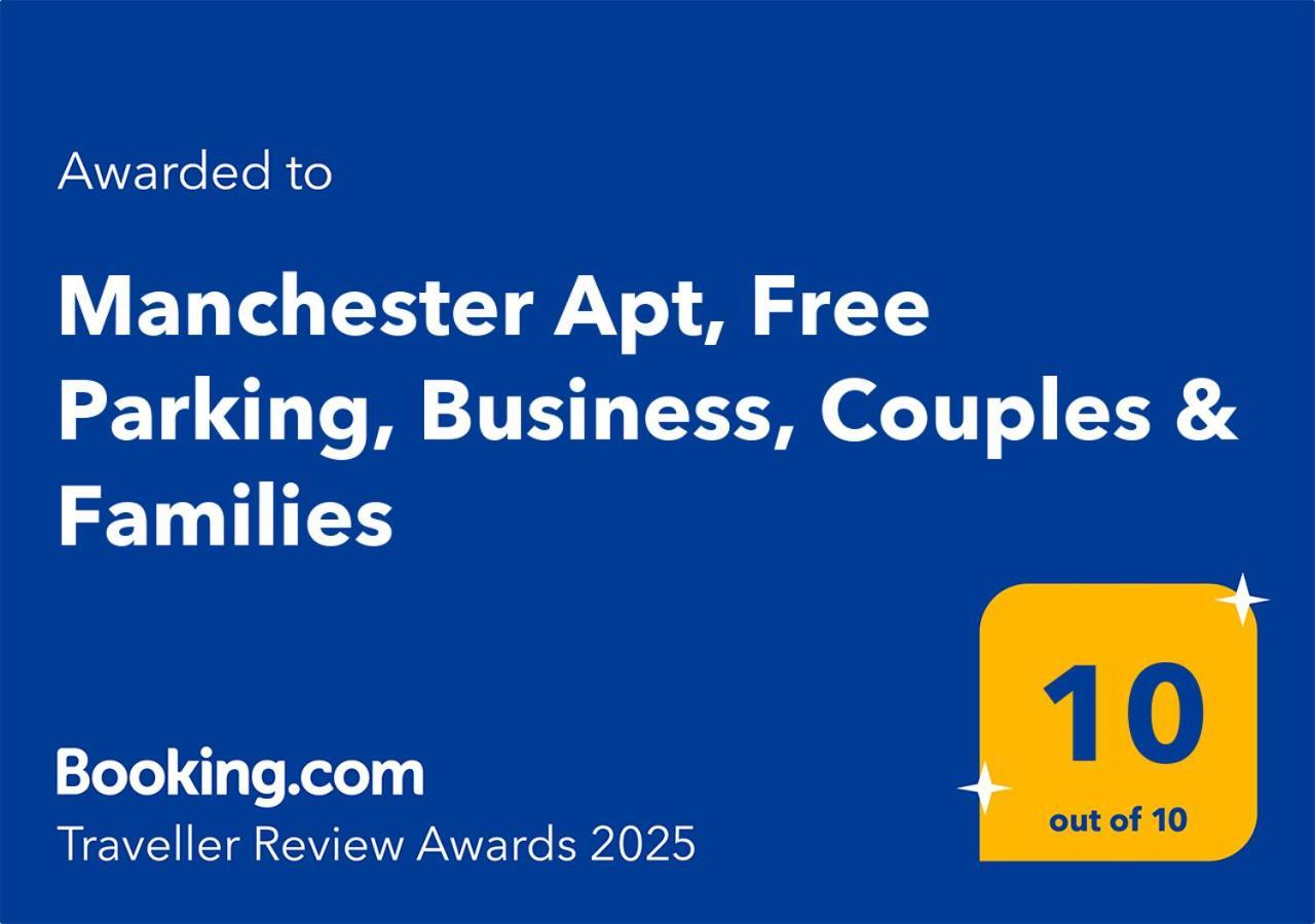 Manchester Apt, Free Parking, Business, Couples & Families Экстерьер фото